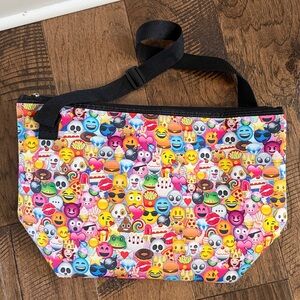 Emoji iscream tote bag
